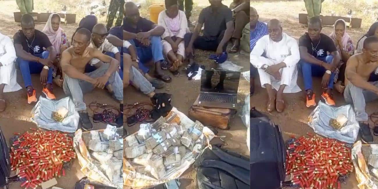Soldiers Arrest Kogi Local Government Chairman and Others with Ammunition and Cash During Election (Video)