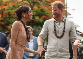 Duke of Sussex, Prince Harry, and his wife, Meghan Markle