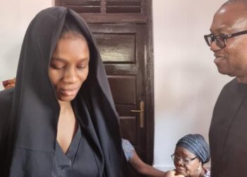 Photos: Peter Obi Pays Condolence Visit to Family of Late Nollywood Actor Junior Pope