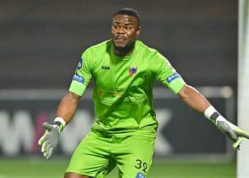 Super Eagles goalkeeper Stanley Nwabali