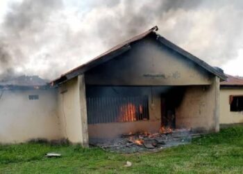 Protesting Youths Set INEC Office Ablaze in Benue