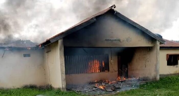 Protesting Youths Set INEC Office Ablaze in Benue