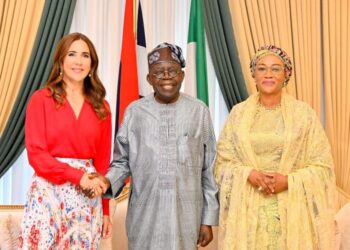 President Tinubu Receives Danish Queen Mary Elizabeth at Aso Rock