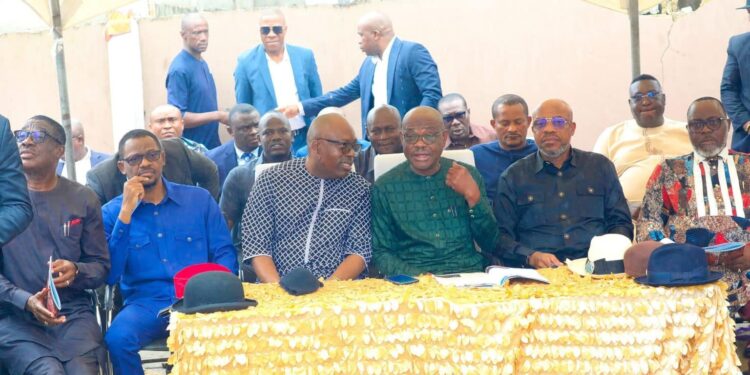 Fubara, Wike, Amaewhule Make First Joint Public Appearance After Peace Deal