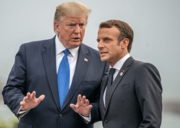 Trump Denies Macron’s Ceasefire Claims, Hints at “Much Bigger” Washington Mission