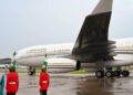 President Tinubu’s $100m Presidential Airbus A330 Returns from Months-Long Makeover