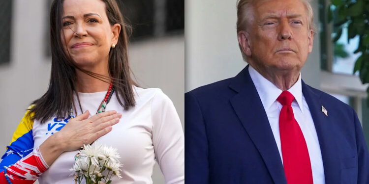 Venezuelan Opposition Leader Machado Dedicates Nobel Peace Prize to Trump