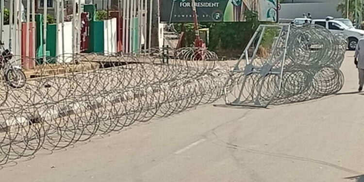 Police Seal PDP Headquarters Following Violent Clash Between Rival Factions