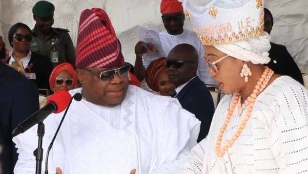 First Lady Tinubu Defends Rebuke of Governor Adeleke, Says Critics Amplify “Minor Missteps”