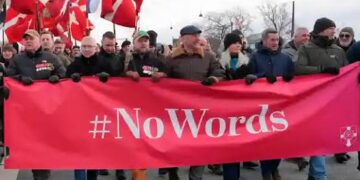 Thousands March Silently in Copenhagen to Protest Trump’s NATO Remarks