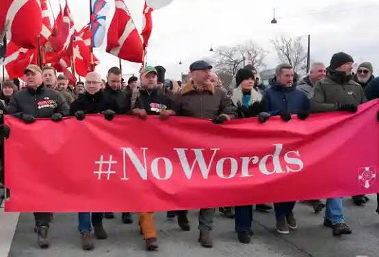 Thousands March Silently in Copenhagen to Protest Trump’s NATO Remarks