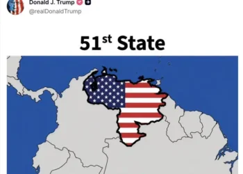 Trump Shares Graphic Labeling Venezuela As America’s ‘51st State’