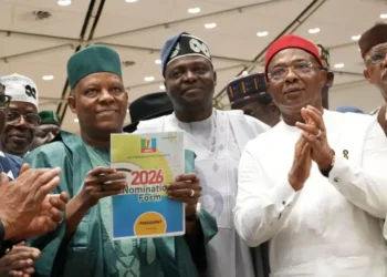 Shettima Leads APC Leaders To Submit Tinubu’s Presidential Nomination Forms
