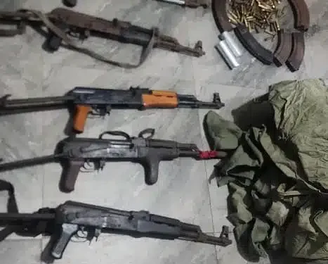 DSS, Army Recover Rocket Launcher, Rifles in Raid on Suspected ESN Armouries in Enugu