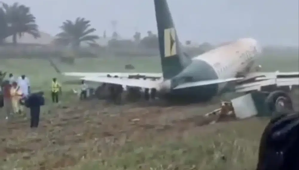 Enugu Air Aircraft Veers Off Runway At Benin Airport, Passengers Escape Unhurt