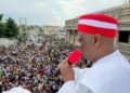 Kwankwaso Welcomed By Massive Crowd In Kano, Reaffirms NDC’s 2027 Ambition